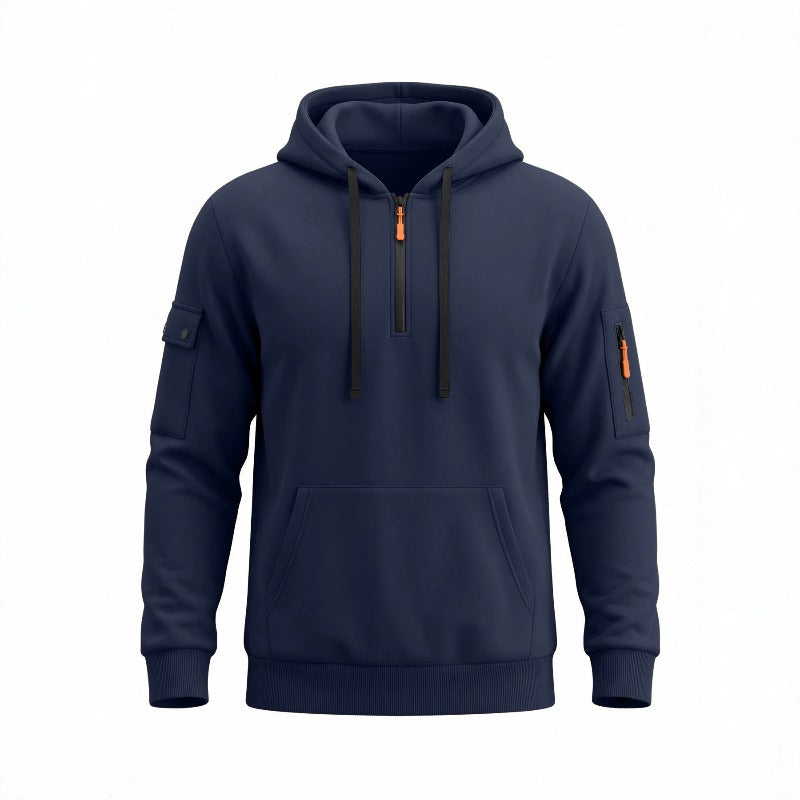 Men's Quarter-Zip Utility Hoodie