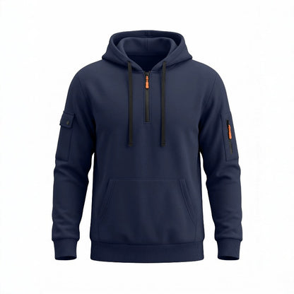 Men's Quarter-Zip Utility Hoodie